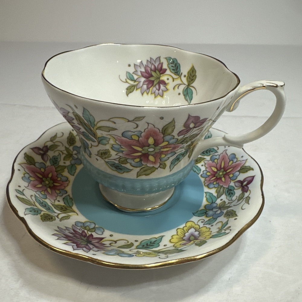 Vintage Royal Albert (JACOBEAN) Cup & Saucer Set Bone China England